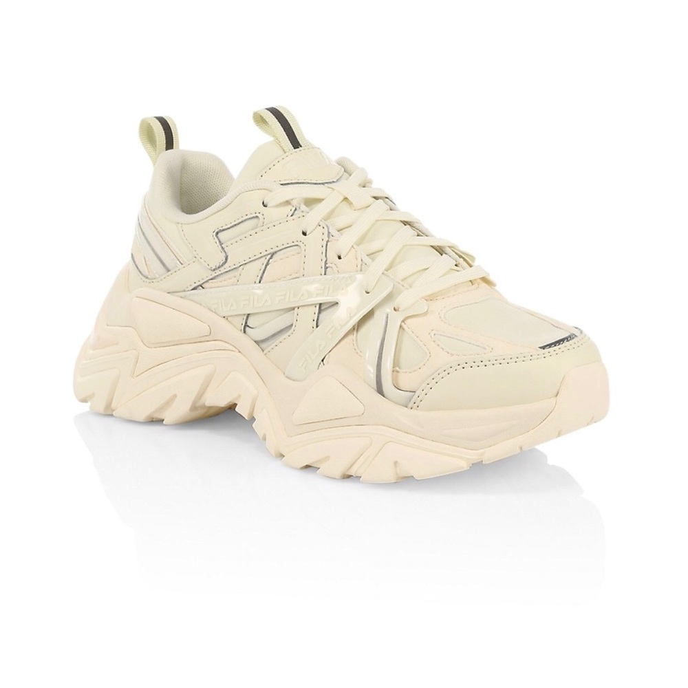 Off white Fila sneakers
